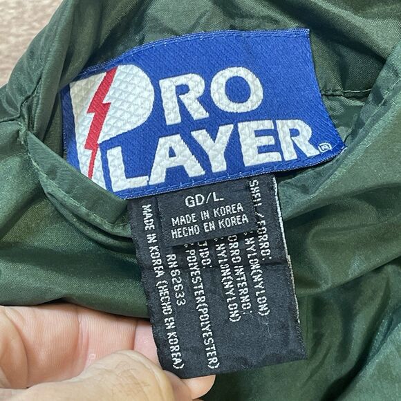 Vintage 90s Green Bay Packers Pro Player Reversible Windbreaker Mens Size Large - Picture 5 of 12
